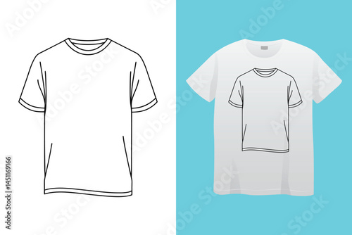 White "Stay Positive" T-Shirt: Inspirational apparel showcasing an optimistic message with simple, modern design.