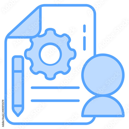 Job Description Blue Icon 