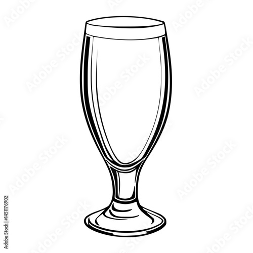 Elegant Pilsner Glass Design