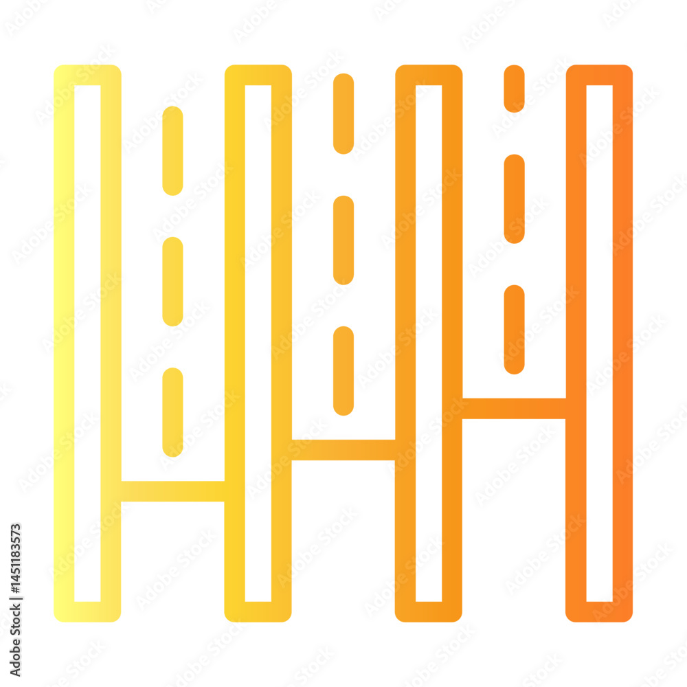 running track Line Gradient Icon running track Line Gradient Icon