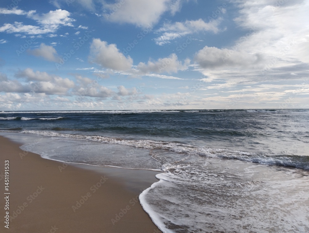 The atmosphere of the beach at Siging Beach, Bengkunat, West Coast, Lampung, Indonesia The atmosphere of the beach at Siging Beach, Bengkunat, West Coast, Lampung, Indonesia