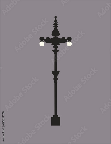 old fashioned street lamp, lamp, bright, light, street, lantern, sky, pole, post, lamppost, streetlight, metal, electric, object, city, old,  electricity, architecture, antique, bulb, design, vintage,