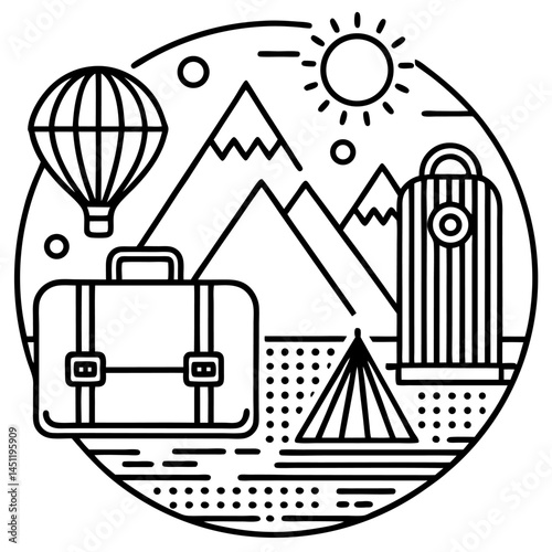 Travel Vector Icon set