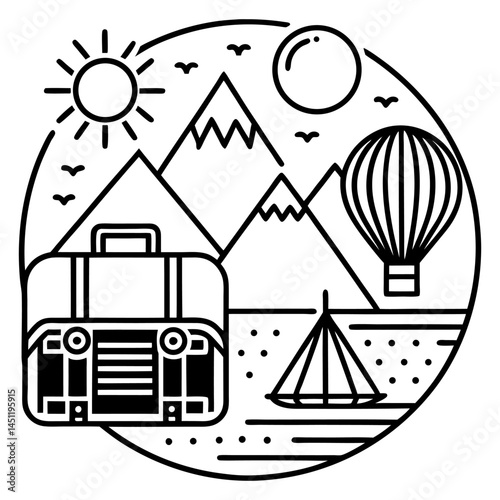 Travel Vector Icon set