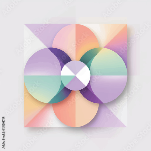 Minimal Geometric Gradient eps background