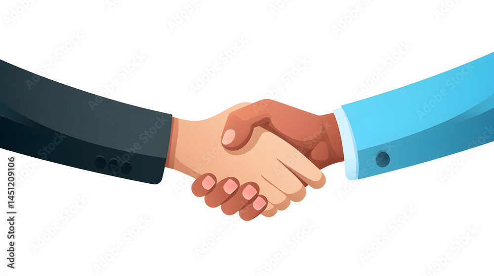 Professional Welcome & Respect Handshake Icon for Business Greetings and Partnerships Professional Welcome & Respect Handshake Icon for Business Greetings and Partnerships