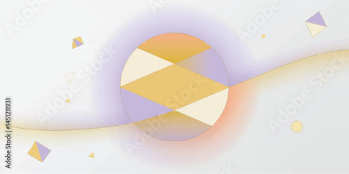 Minimal Geometric Gradient EPS background