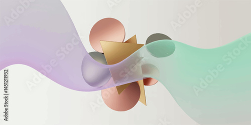 Minimal Geometric Gradient EPS background