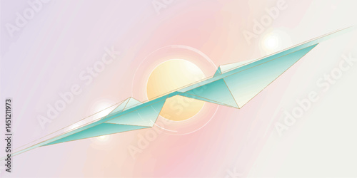 Minimal Geometric Gradient EPS background