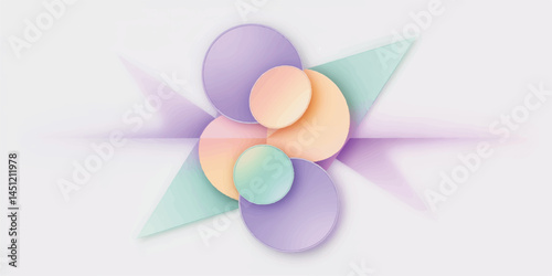 Minimal Geometric Gradient EPS background