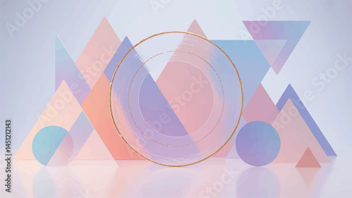 Minimal Geometric Gradient EPS background