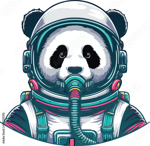 Panda astronaut