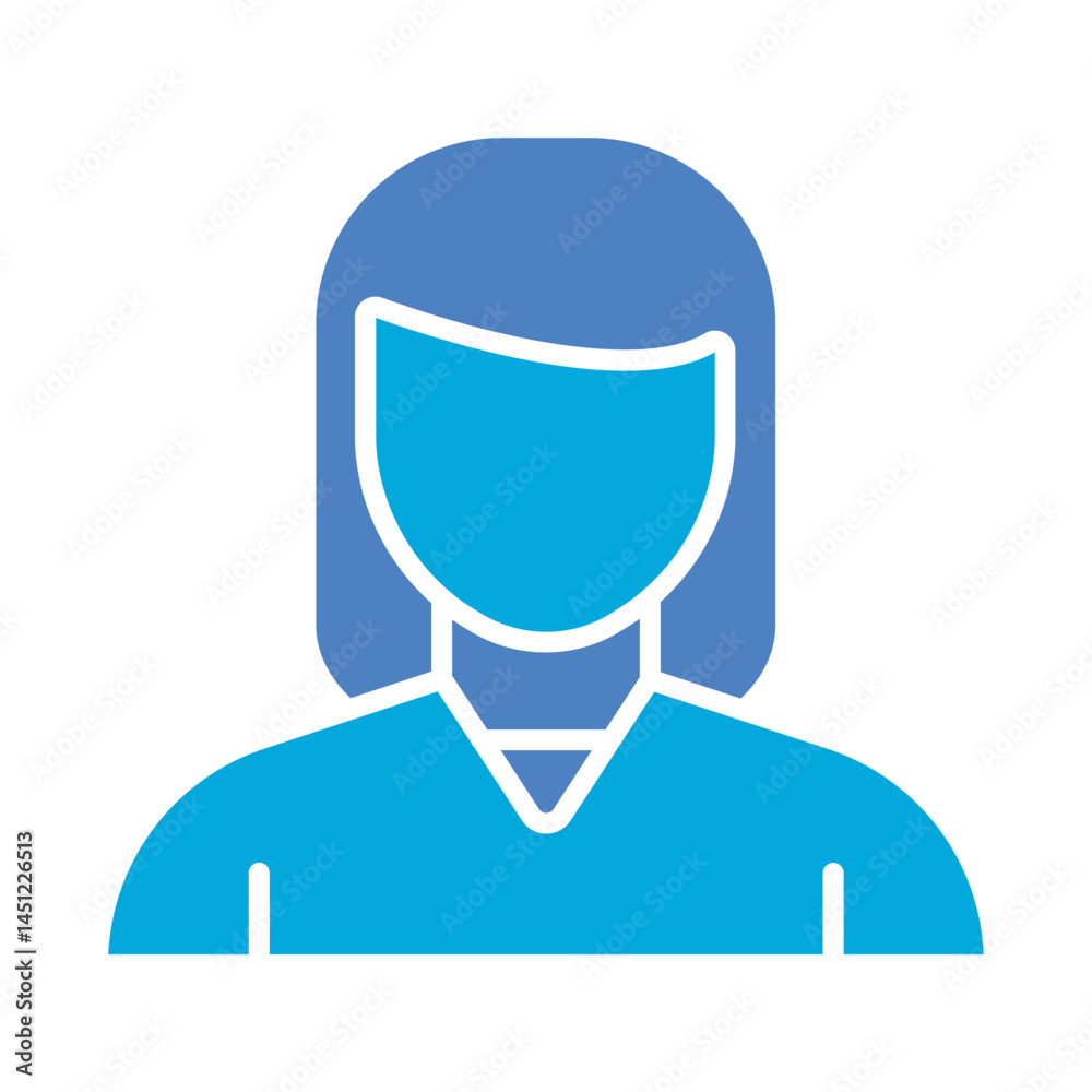 Obraz premium Girl Icon