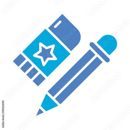 Pencil and eraser Icon