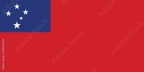 Illustration of the Flag of Samoa. Official Flag of Samoa. Free Download Illustration of the Flag of Samoa. Official Flag of Samoa. - GFXLoad
