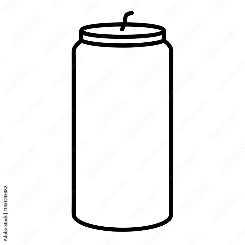 Minimalist Drink Can Icons with Clean Lines and Simple Vector Graphics Minimalist Drink Can Icons with Clean Lines and Simple Vector Graphics