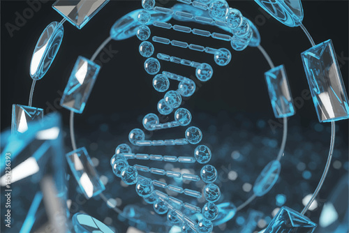 Tech DNA Design EPS background
