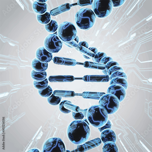 Tech DNA Design EPS background