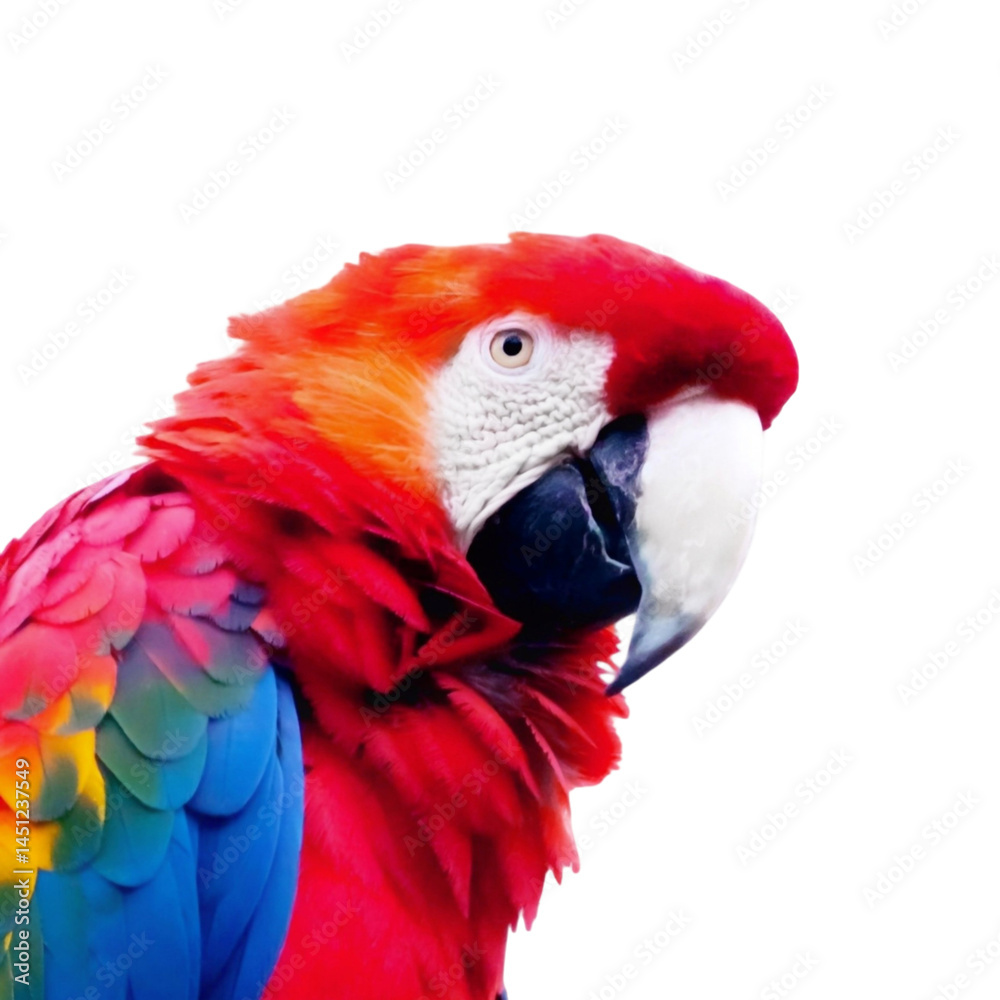 Fototapeta premium Parrot Red and blue macaw