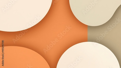 Geometric Abstract Background with Earth Tone Palette