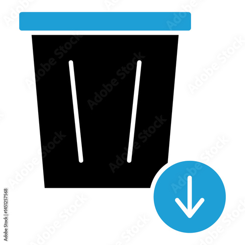 Waste Elimination Icon Element For Design