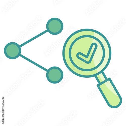 Root Cause Analysis Icon Element For Design