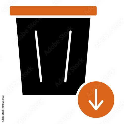Waste Elimination Icon Element For Design