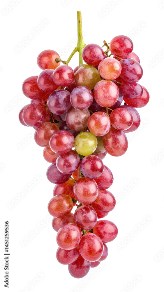 Fototapeta premium Raw grape The Tangy and Refreshing Taste of Summer on white background 