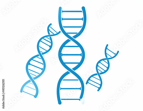 Abstract Illustration Of Dna Strands