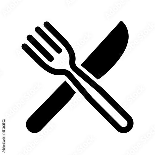 Fork icon design template SVG