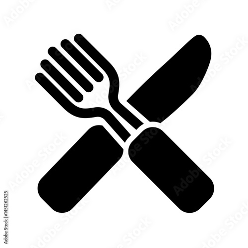 Fork icon design template SVG