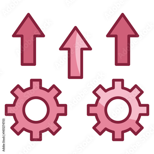 Continuous Improvement Icon Element For Design