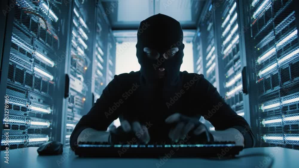 Intruder hacks into server room late at night using stealthy methods
