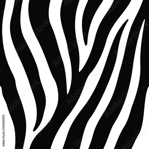 Zebras animal skin seamless pattern vector image
