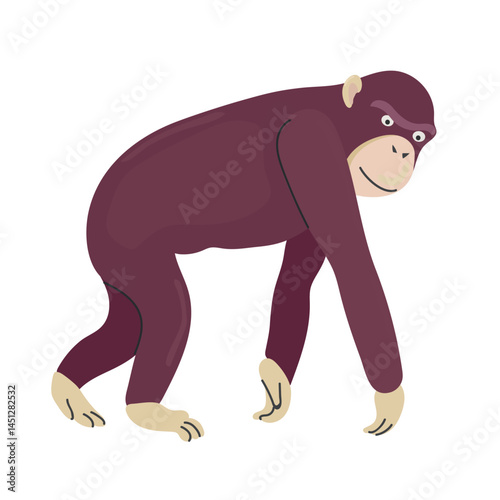 Bonobo icon clipart avatar logotype isolated illustration