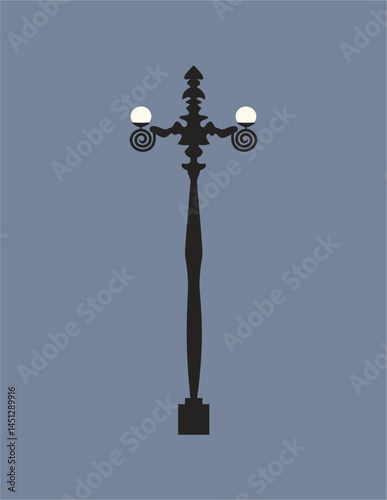old fashioned street lamp, lamp, bright, light, street, lantern, sky, pole, post, lamppost, streetlight, metal, electric, object, city, old, electricity, architecture, antique, bulb, design, vintage,