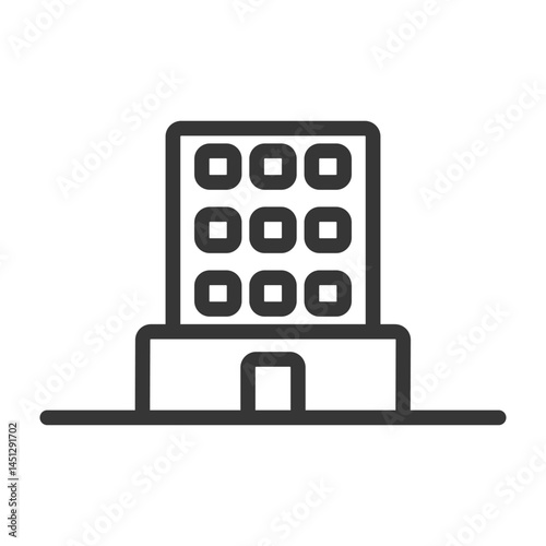 Canvas Print office building