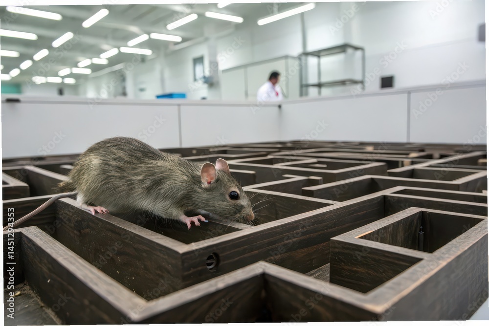 Obraz premium mouse in a maze