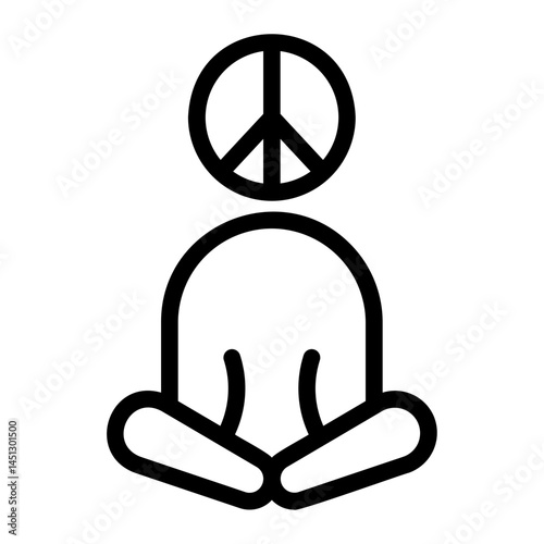 peace of mind Line Icon