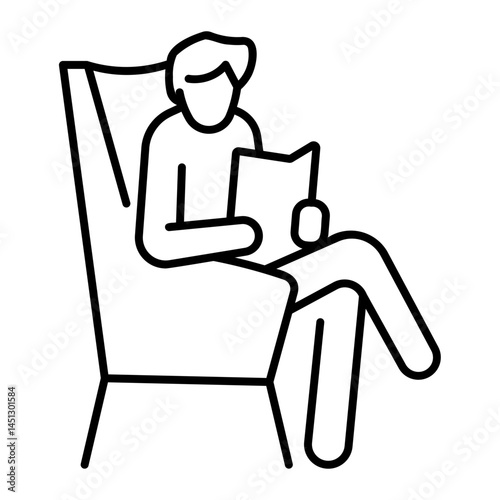 peace of mind Line Icon
