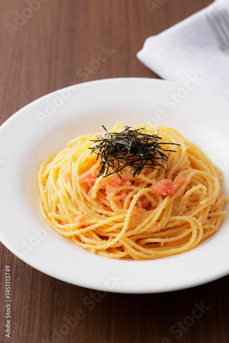 たらこスパゲッティ　Cod roe spaghetti