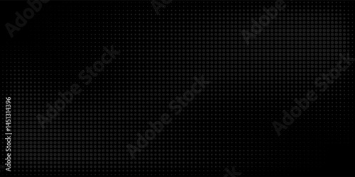 Dot white black wave technology texture background. Abstract big data digital concept. 3d rendering.