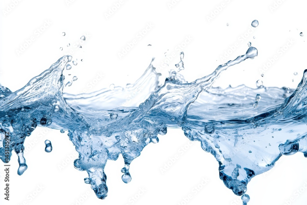Obraz premium Water Splashing Abstract