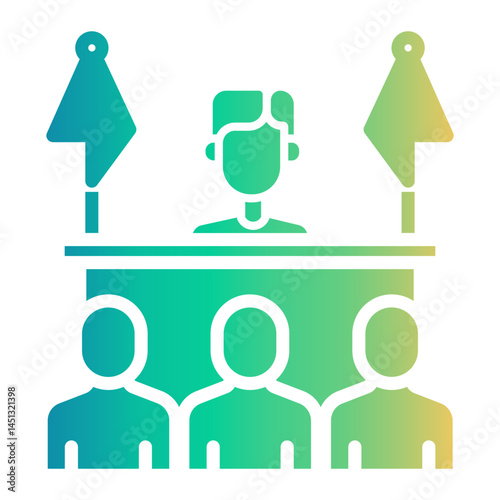 politics Gradient icon