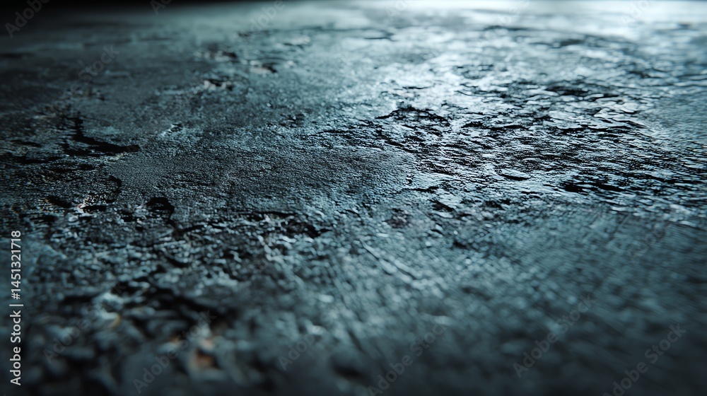Close-up texture of a weathered, rugged surface with unique patterns and colors.