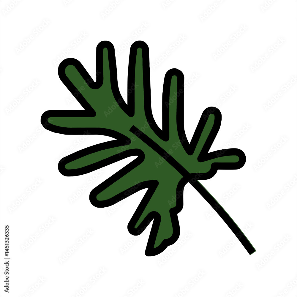 Obraz premium hand holding green leaf