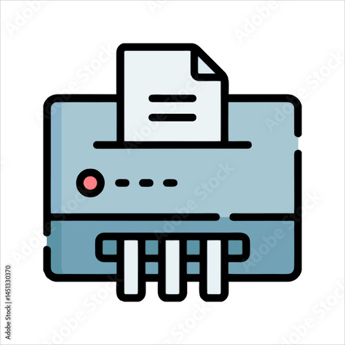 printer icon vector illustration