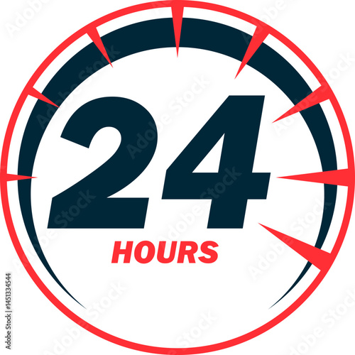 24 Hours Icon