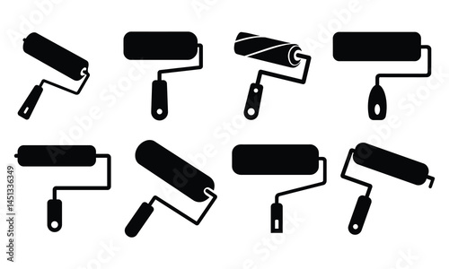 Paint roller vector and  illustration