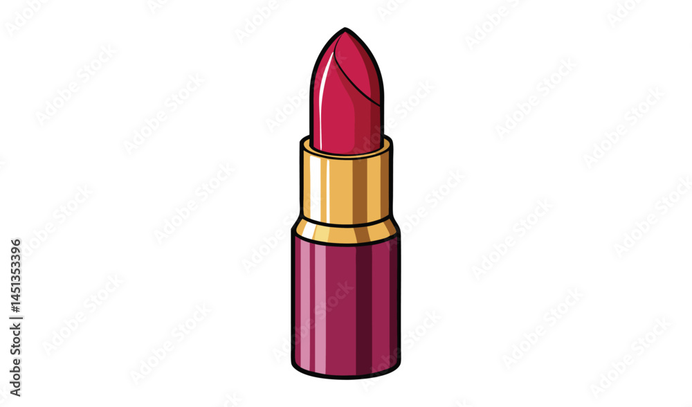 Obraz premium lipstick isolated on white background